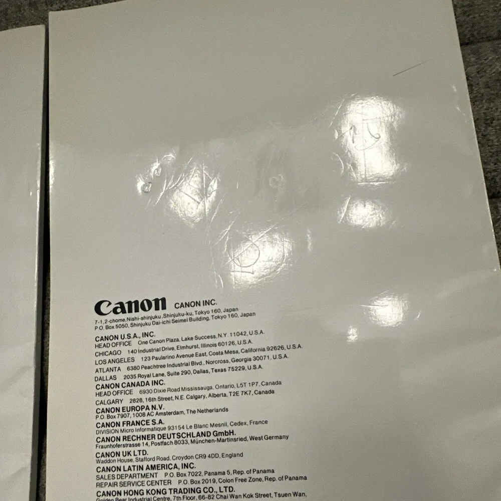 Canon Typemate 10 Electric Typewriter USER MANUALS